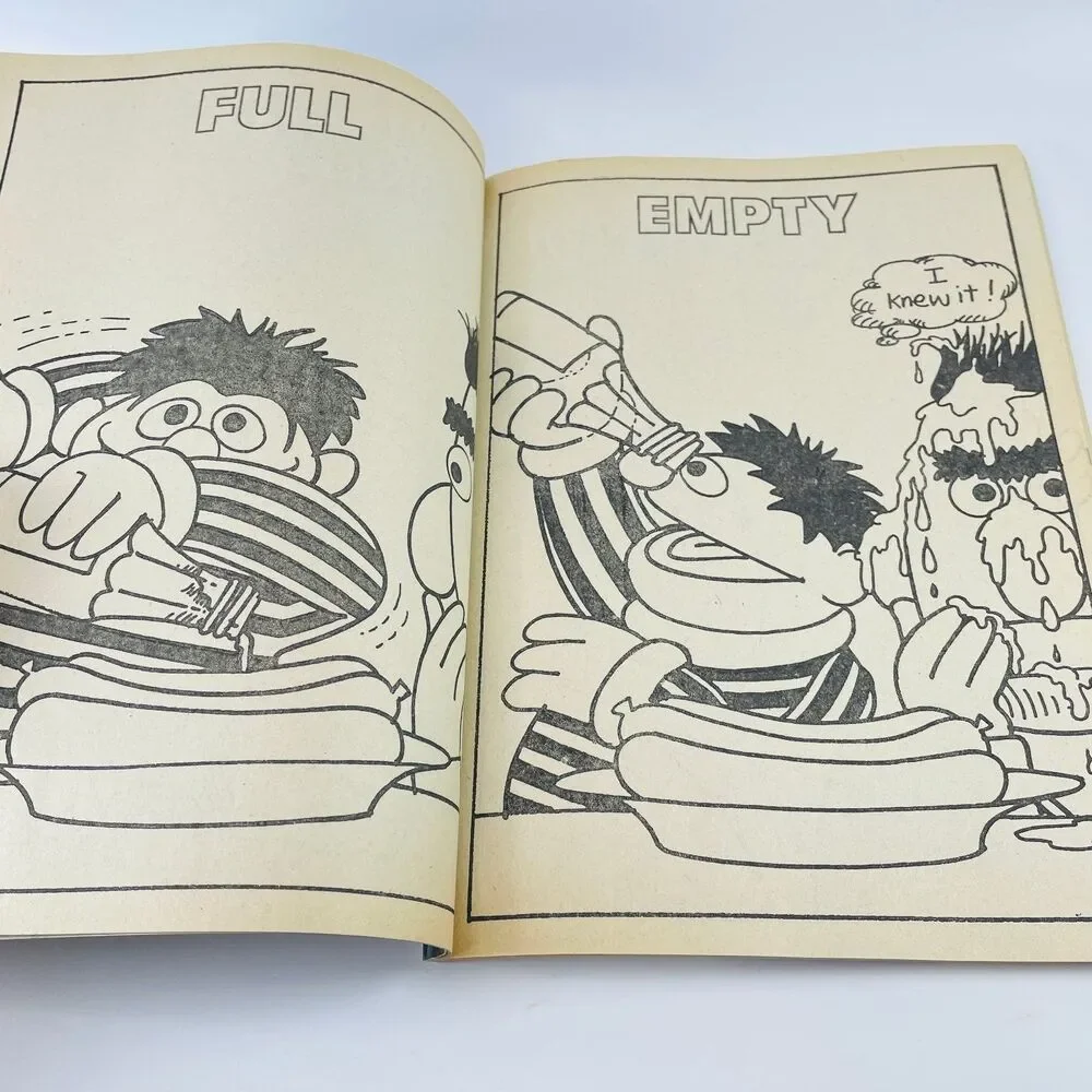 The Sesame Street All-Together Coloring Book 1978 Whitman Illustrated Uncolored
